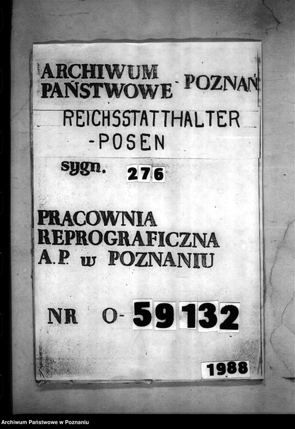 Obraz 1 z jednostki "Reichsdomänenverwaltung. Reichsbodenfonds. Reichswasserwirtschaftsverwaltung. Landeskulturverwaltung"