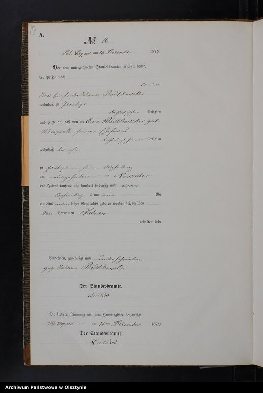 image.from.team "Urząd Stanu Cywilnego w Boleszynie pow. nowomiejski (dawny pow. brodnicki)"