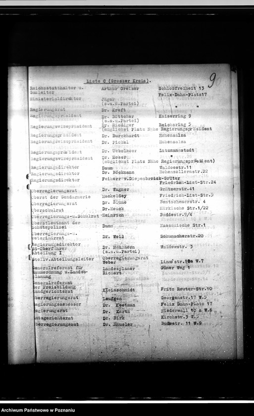 Obraz 14 z jednostki "Einladungsliste (na uroczystości państwowe itp.)"