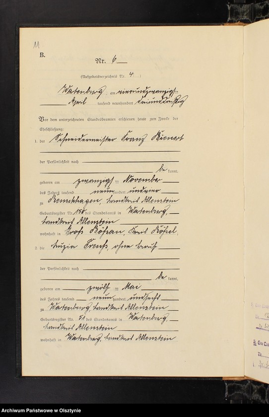 image.from.unit.number "Heirats-Haupt-Register Nr 1 - 42"