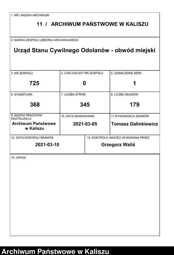 image.from.unit.number "Księga aktów urodzenia (pierwopis)"