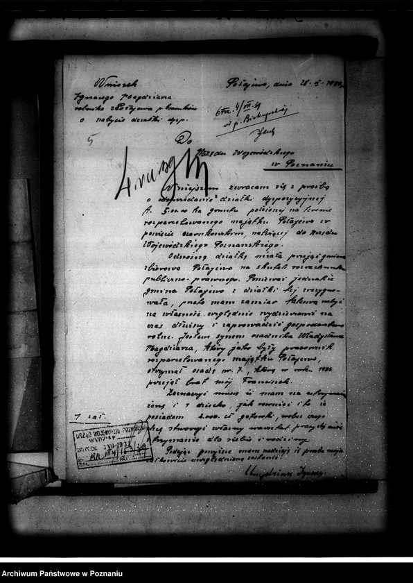 Obraz 10 z jednostki "Rozliczenie z gminą Połajewo odnośnie rozparcelowanego obszaru dworskiego Młynkowo powiatu czarnkowskiego"