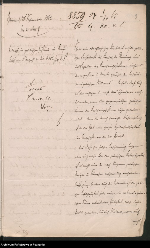 Obraz 14 z jednostki "Die von den Landräten erstatteten Quartalberichte über die politischien Zustände."