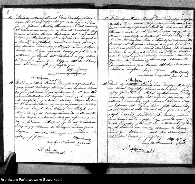 image.from.unit.number "Akta Urzędnika Stanu Cywilnego Parafii Przerośl Starozakonnych, Urodzonych, Zmarłych i Zaślubionych na 1837 rok"