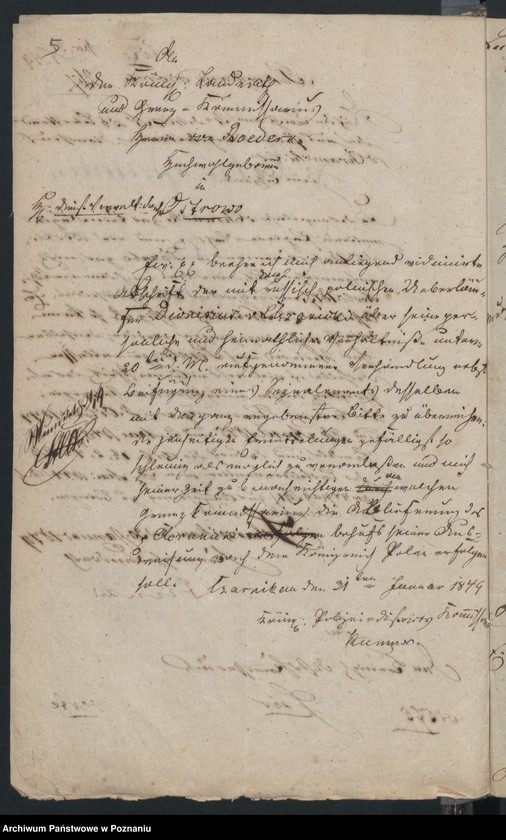 Obraz 9 z jednostki "A. betr. Dionisius von Chramiecki aus Lubicz"