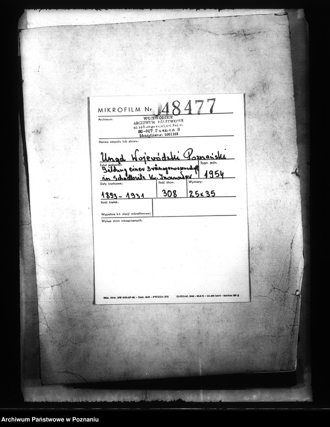 Obraz 2 z jednostki "Bildung einer Draenage-Genossenschaft in Schadlowitz im Kreise Inowrazlaw /Szadłowice powiat inowrocławski/"