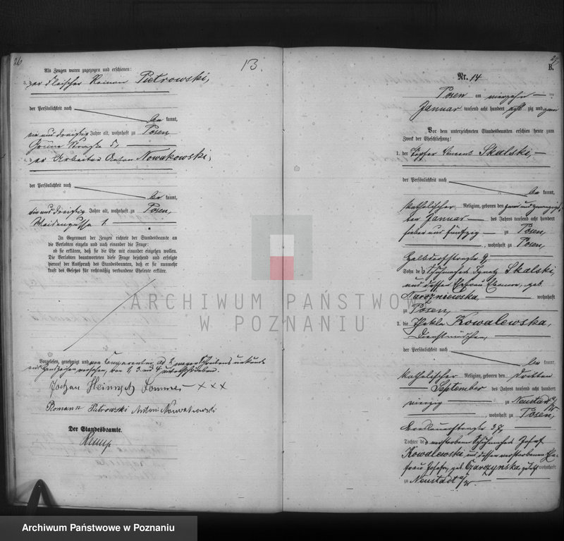 Obraz 15 z jednostki "Księga małżeństw t. I"