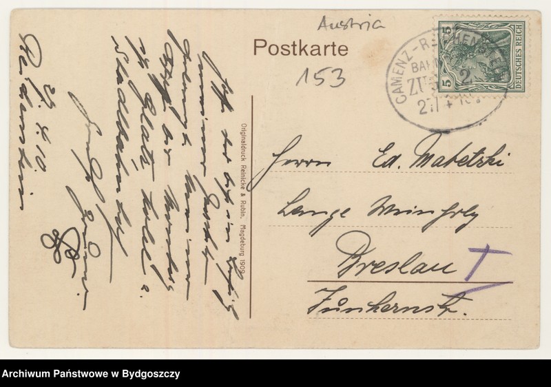 image.from.unit.number "Partie m[mit] d[dem] österr[österreichische] Weinhaus "Gucke". Reichenstein"