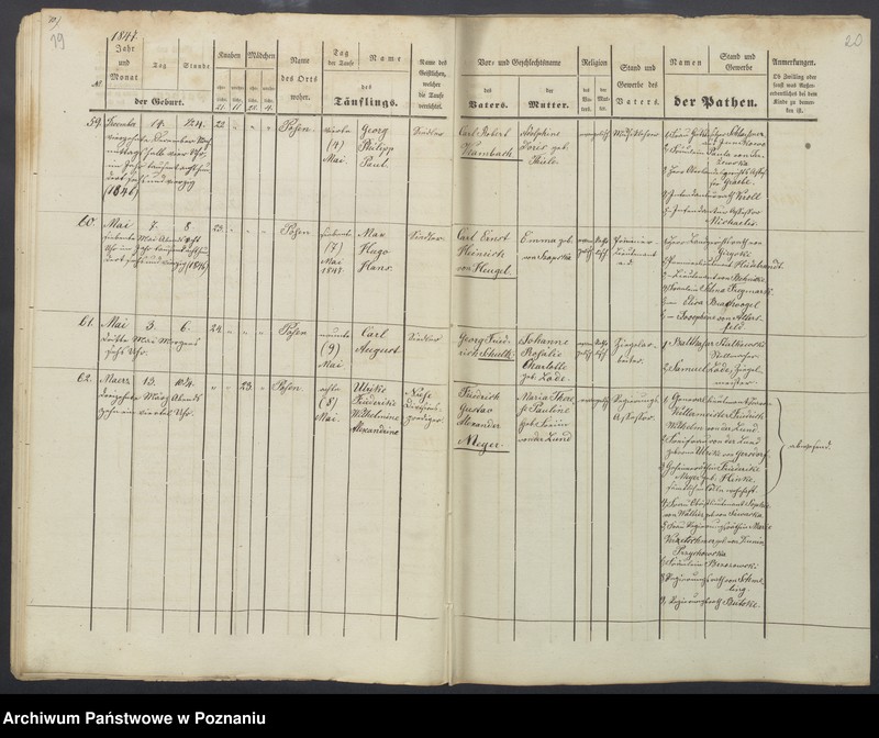 Obraz 13 z jednostki "Taufregister-Duplikat"