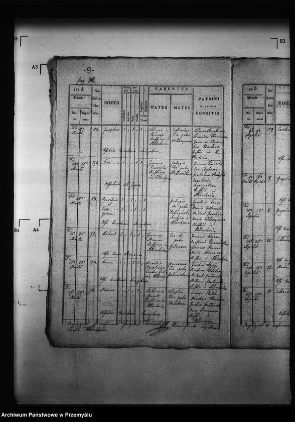 Obraz 13 z jednostki "[Kopie ksiąg metrykalnych parafii Radochońce z filią Horysławice (dekanat Niżankowice)]"