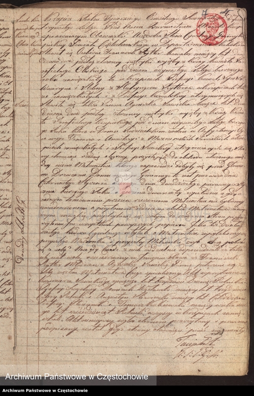 image.from.unit.number "Księga [akt] małżeństw gminy Krzepickiej na rok 1816"