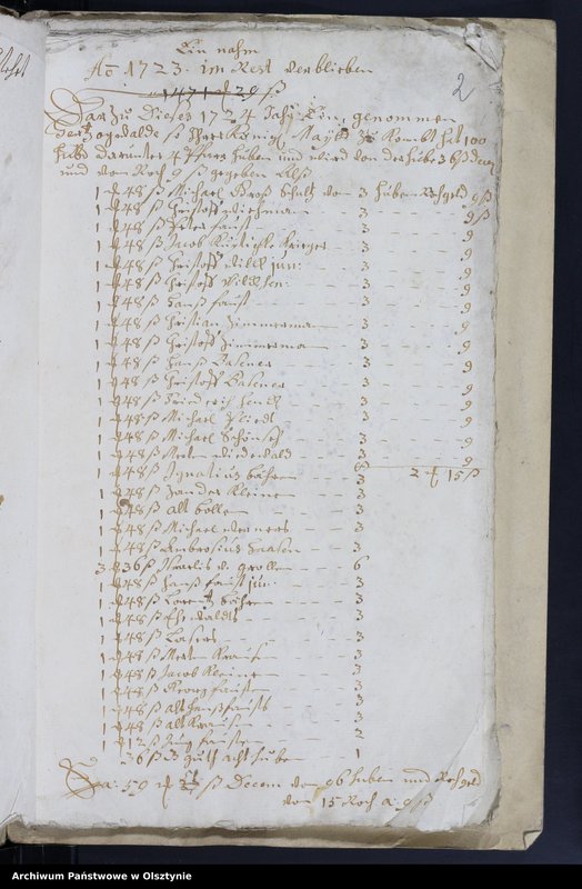 image.from.unit.number "Kirchen Rechnung des Kirchspiels Herzogswalde"