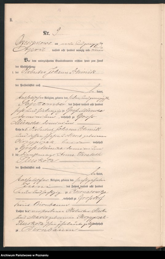 Obraz 20 z jednostki "Księga małżeństw"