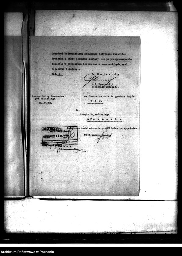 Obraz 8 z jednostki "Regulacja hipoteczna scalonych gruntów Sobiesęki powiatu kaliskiego"