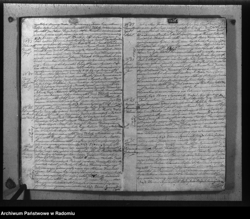 image.from.unit.number "Księga duplikatu aktów religijno cywilnych gminy i parafii Głowaczów urodzonych, zaślubionych i zmarłych w roku 1838"