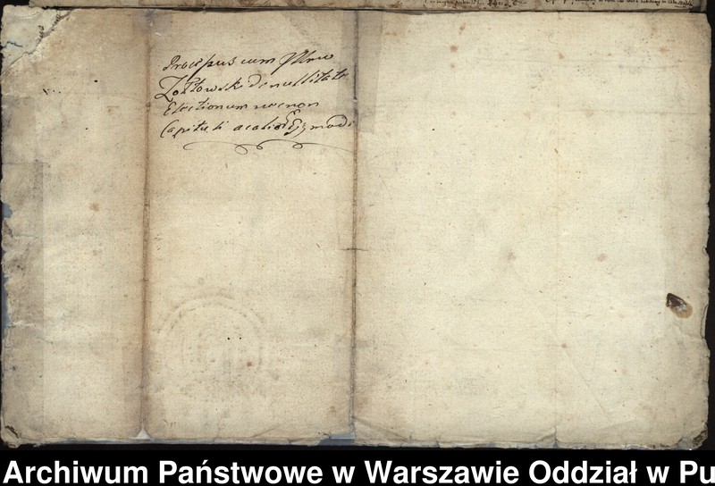 image.from.unit.number "Dekrety i kopie dekretów sądu nuncjatury i kurii rzymskiej oraz kopie umów z lat 1732-1737 dotyczące sporu między opatem Walentym Michałem Żółtowskim a konwentem o podział dóbr i nominację urzędników klasztornych"