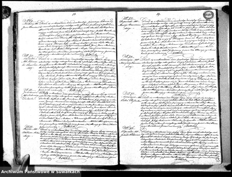 image.from.unit.number "Księga Duplikat Aktów Urodzonych, Umarłych i Zaślubionych sporządzony na Rok 1846 Mirosław"