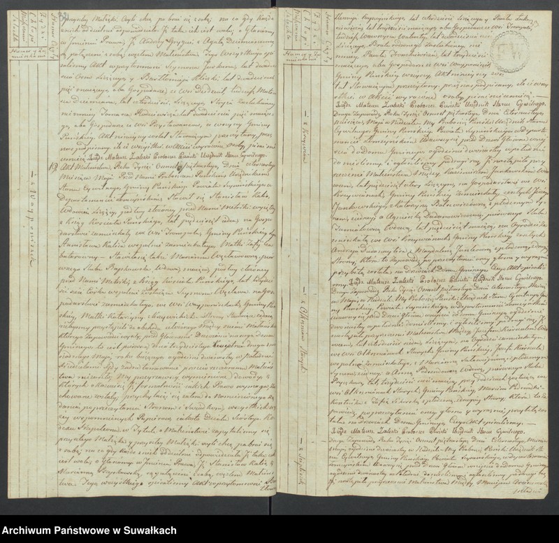 image.from.unit.number "Akta małżeńskie gminy puńskiey od pierwszego stycznia do dnia ostatniego grudnia 1815 roku."