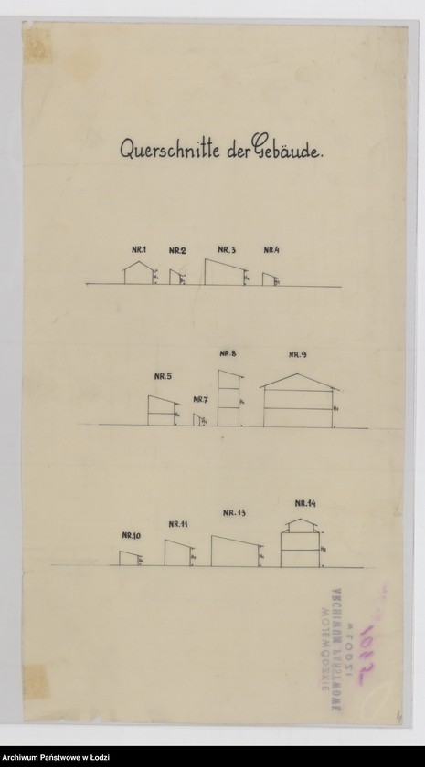 Obraz 1 z jednostki "Querschnitte der Gebäude"