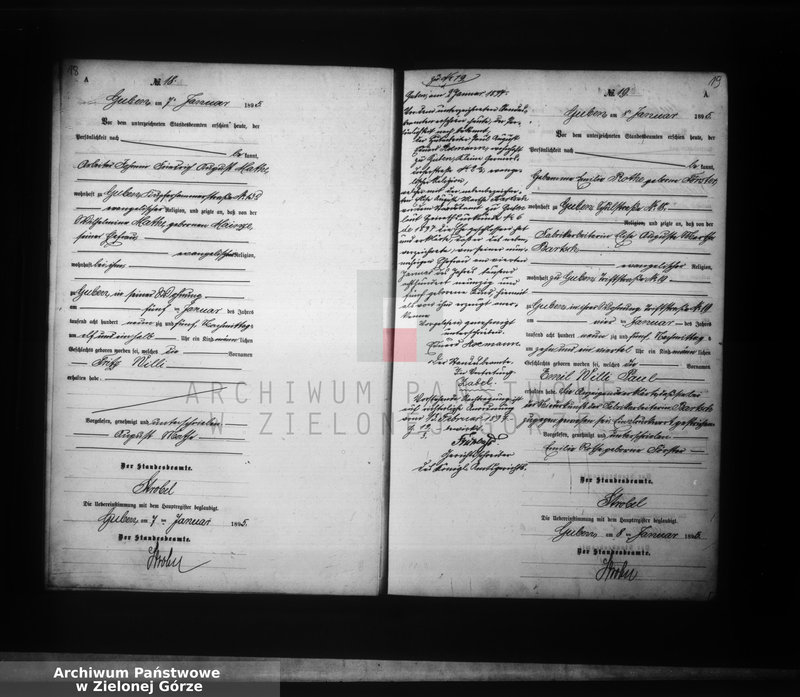 image.from.unit.number "Geburts-Neben-Register, Band I von No 1 bis No 524"