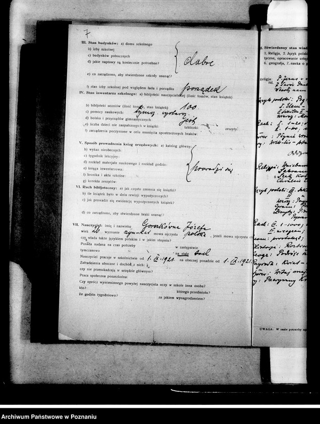 Obraz 10 z jednostki "Szkoła Powszechna- Targowiska, powiat Śmigiel"