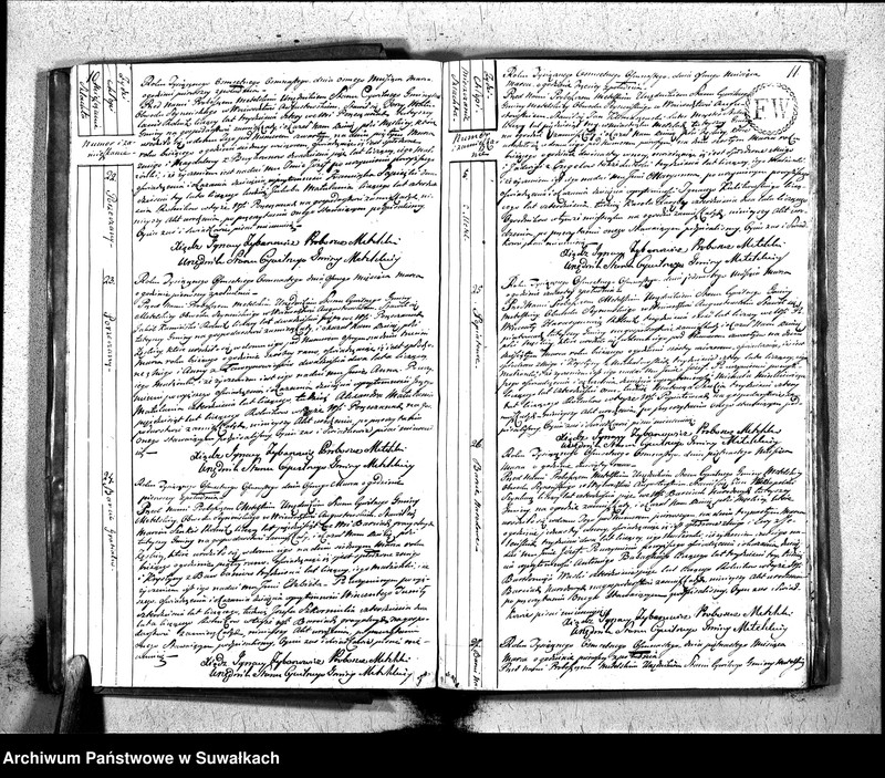 image.from.unit.number "Księga Aktów Urodzenia Urzędnika Stanu Cywilnego Gminy Metelskiey Powiatu Seyneńskiego Woiewództwa Augustowskiego Od 1 Stycznia Tysiąc Osimset Osimnastwgo Roku 1818"