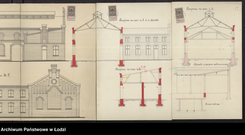 image.from.unit.number "Proekt˝ Malgoržaty Voznâk˝ na postrojku kamen[noj] 1o èt[ažnoj] kontory, povyšenìe i rasširenìe kamen[noj] 1o èt[ažnoj] litejni i navěsa po ulicě Cmentarnoj v˝ gor[ode] Sosnovicy"