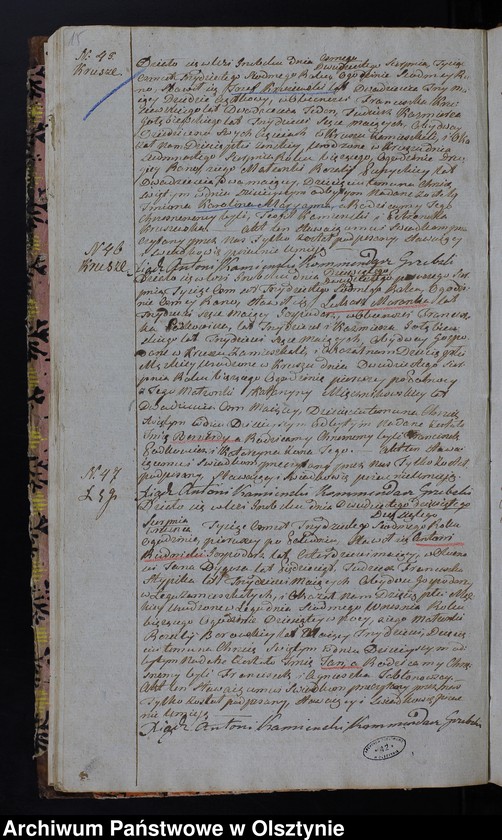 image.from.unit.number "Parafija Grzebska Duplikat Akta Urodzenia, Zeyścia, Zaślubień z Roku 1837-go"
