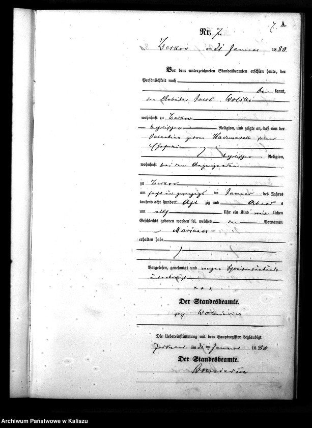 Obraz 10 z jednostki "[Księga urodzeń]"