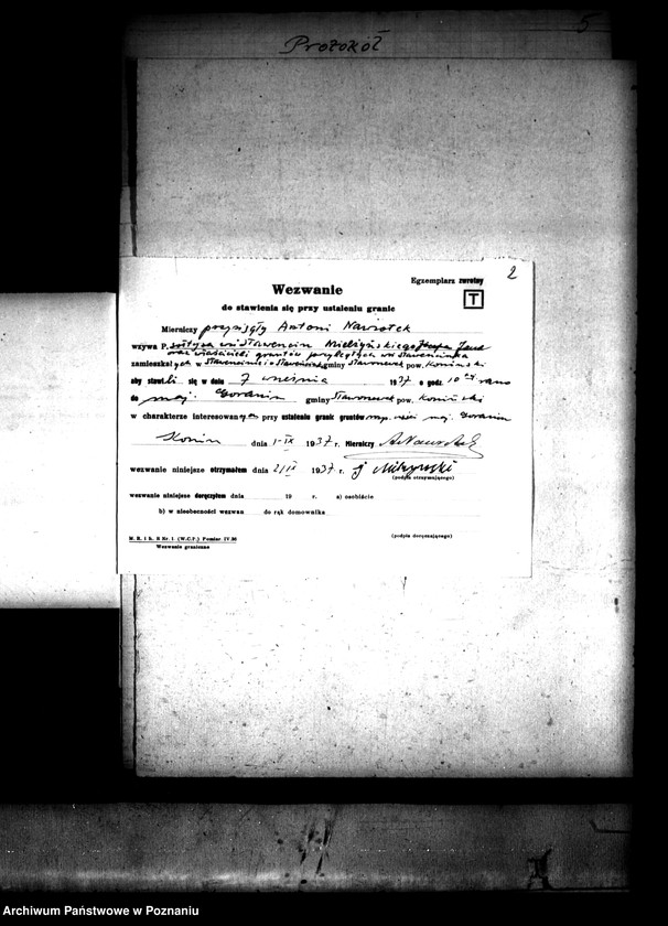 Obraz 5 z jednostki "Dowody pomiarowe gminy Sławoszewek powiatu konińskiego"