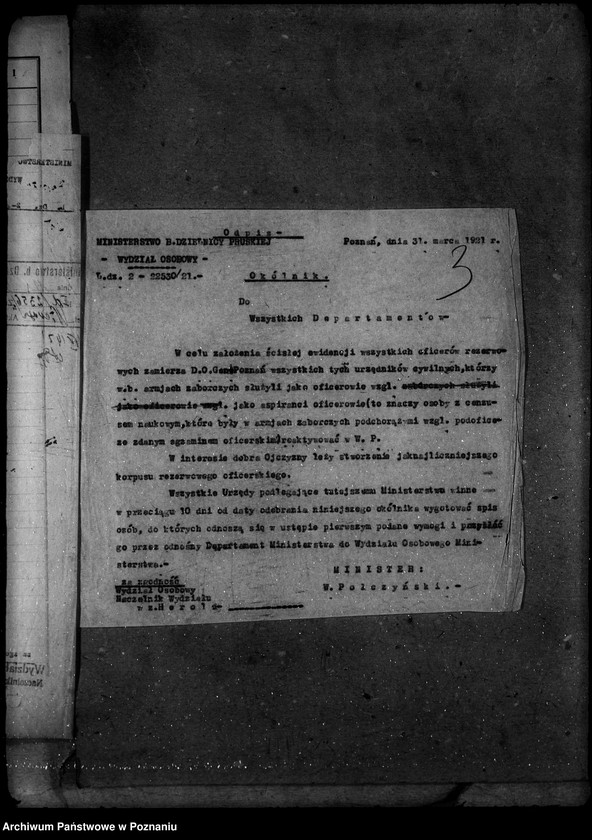 Obraz 7 z jednostki "Rozporządzenia personalne ogólne"