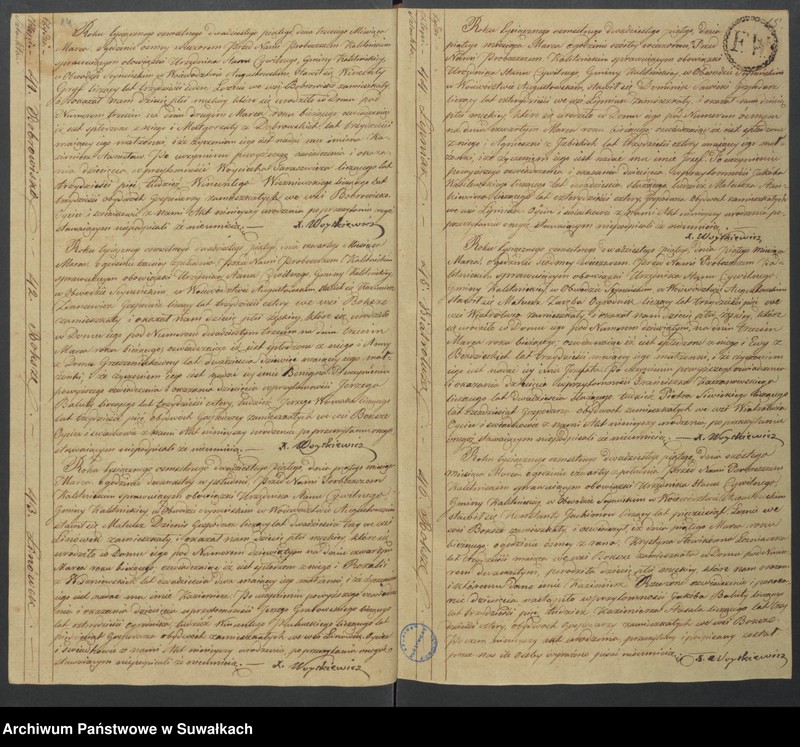 image.from.unit.number "Akta Urodzonych Urzędnika Stanu Cywilnego Gminy Kaletnickiey, od dnia 1-go Stycznia 1825 r. do dni ostatnich Grudnia tegoż Roku"