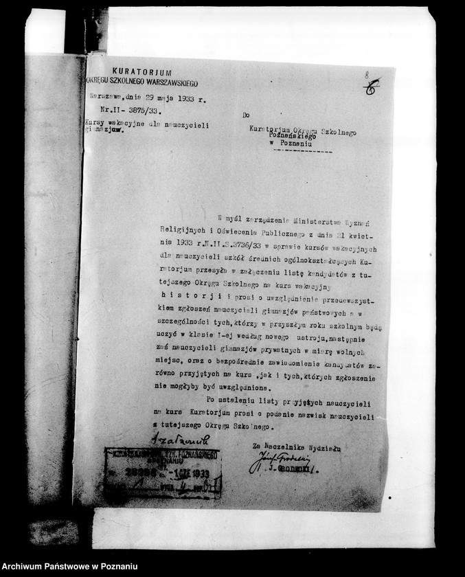 Obraz 11 z jednostki "[Kursy wakacyjne nauczycieli szkół średnich- listy kandydatów]"