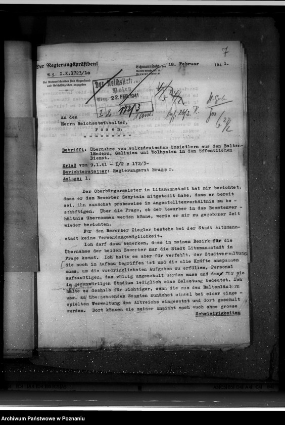 Obraz 11 z jednostki "Bewerbungen um Anstellung"