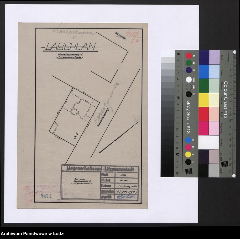 Obraz 1 z jednostki "Lageplan Haselnussweg 4 Litzmannstadt"