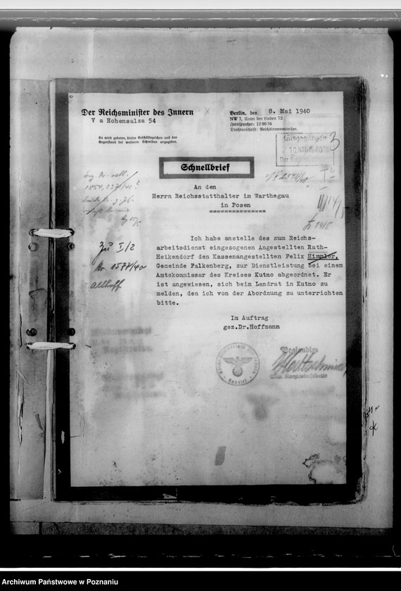 Obraz 7 z jednostki "Nazwiska 15 urzędników, ubiegających się o zatrudnienie w Kraju Warty"