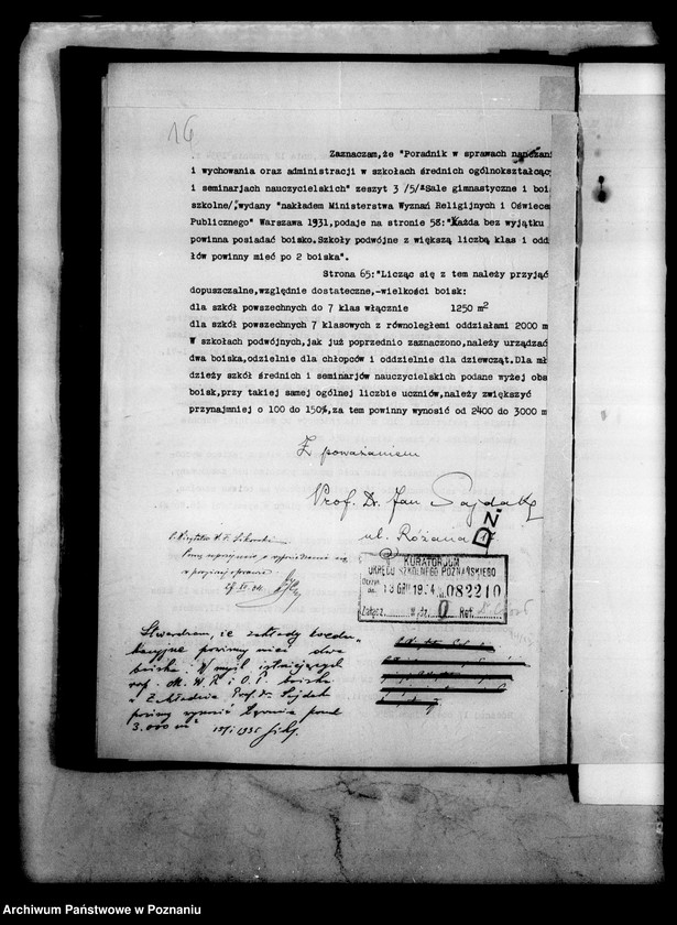 Obraz 20 z jednostki "Prywatne Gimnazjum męskie Najświętszej Marii Panny Poznań"