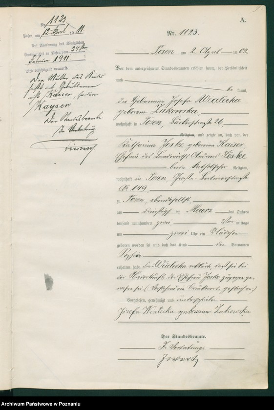 Obraz 12 z jednostki "Księga miejscowa urodzeń t. III"