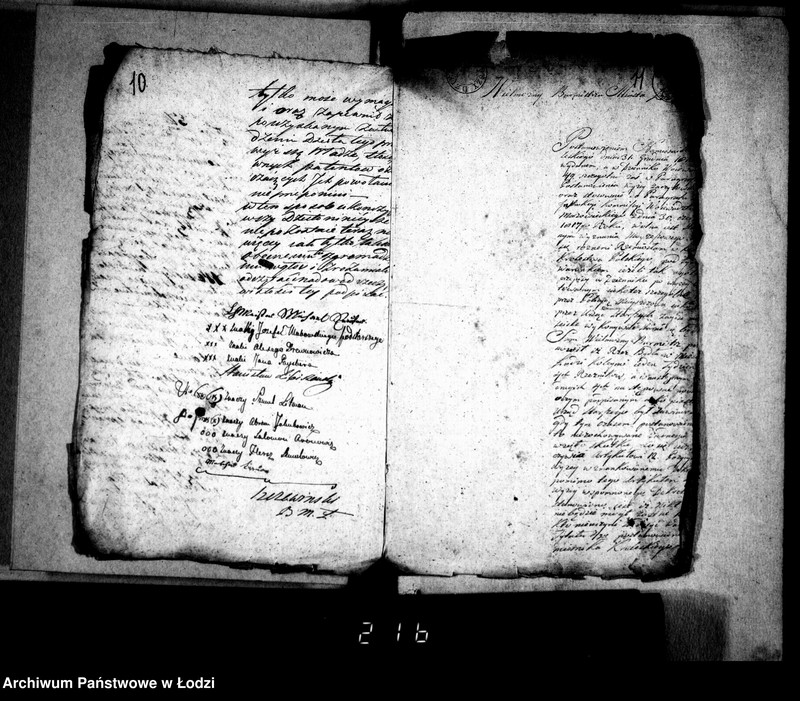 Obraz 11 z jednostki "Akta tyczące się cechu rzeźniczego"