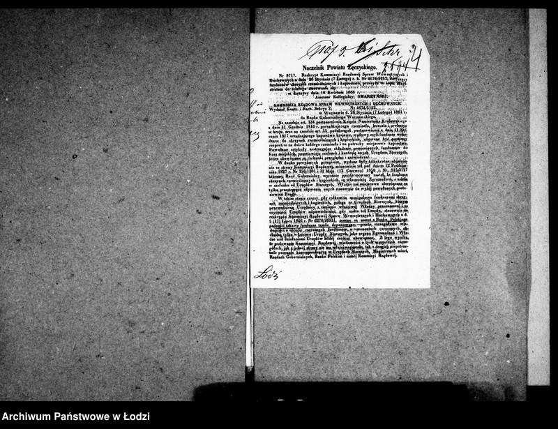 Obraz 7 z jednostki "Akta tyczące się rozmaitych cechów"