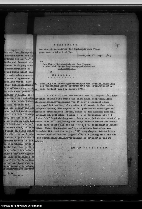 Obraz 9 z jednostki "Zuweisungen beschlagnahmter Grundstücke an Gemeinde-, Kreis- und Reichsverwaltungen"