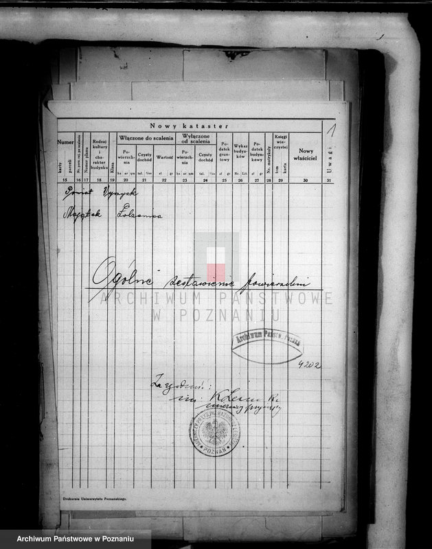 Obraz 5 z jednostki "Ogólne zestawienie powierzchni majątku Łobżenice powiatu wyrzyskiego"