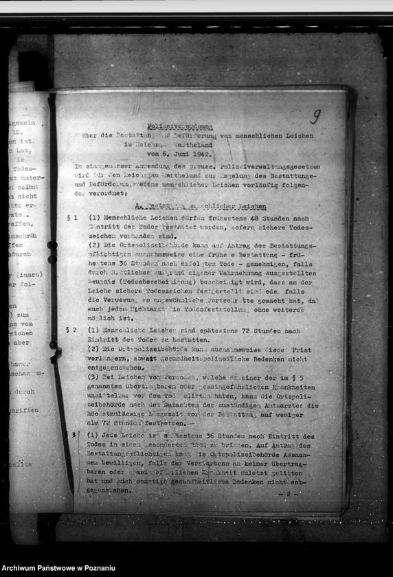 Obraz 12 z jednostki "Leichenwesen. Genuss von Äther. Ungenügend begrabene Leichen polnischer Soldaten. Feuerbestattungsverein"