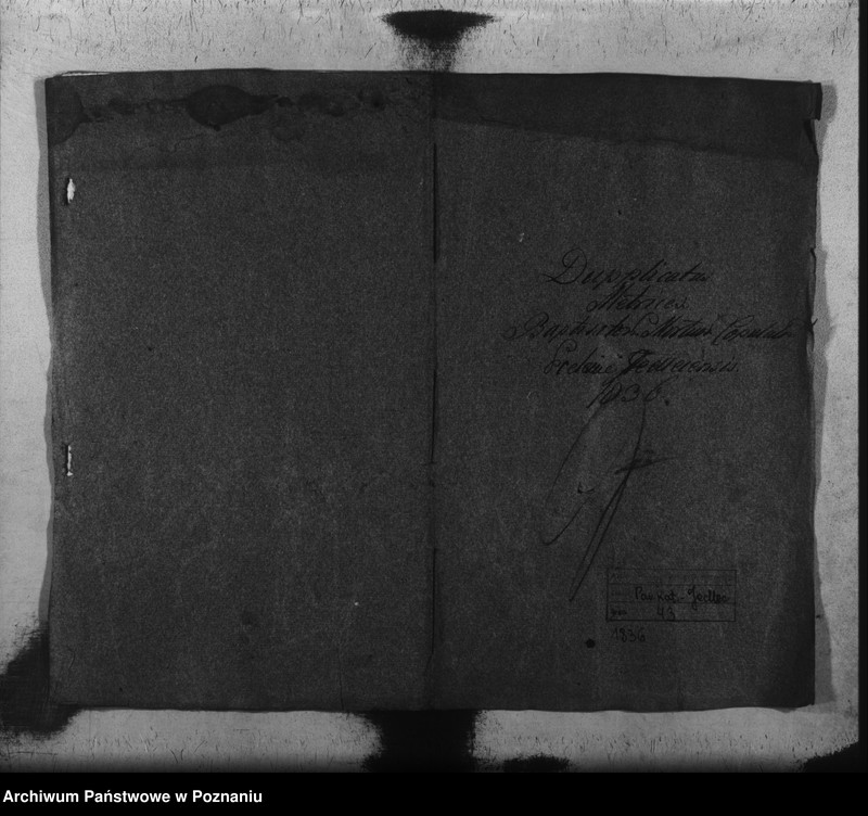 Obraz 2 z jednostki "Duplikat baptisatorum, copulatorum, mortuorum"