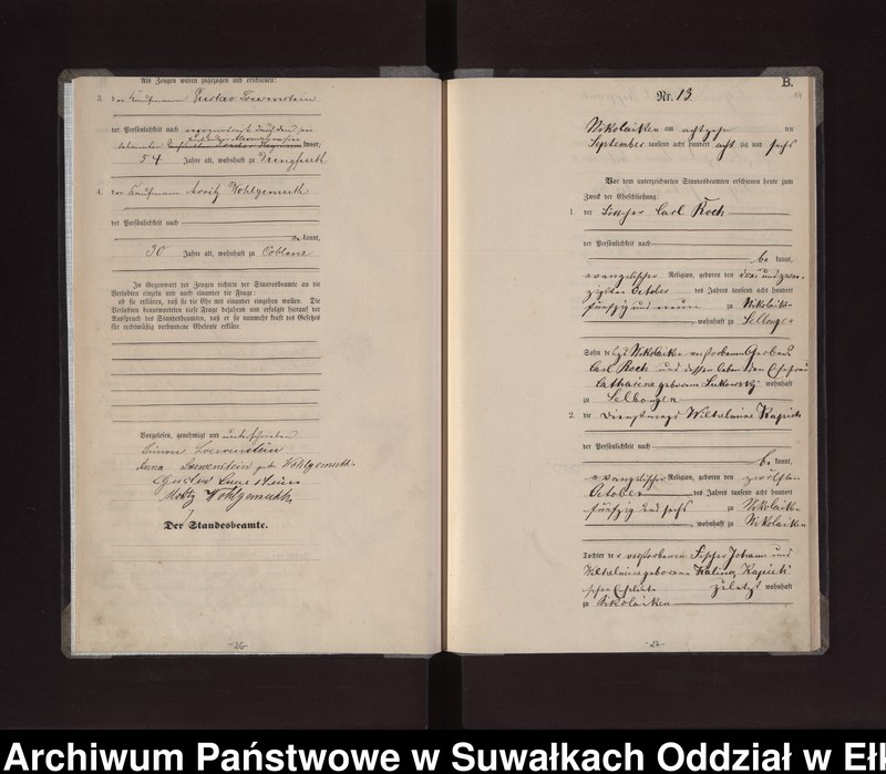 image.from.unit.number "Heiraths-Haupt-Register des Königlichen Preussischen Standes-Amtes Stadt Nikolaiken Kreis Sensburg"