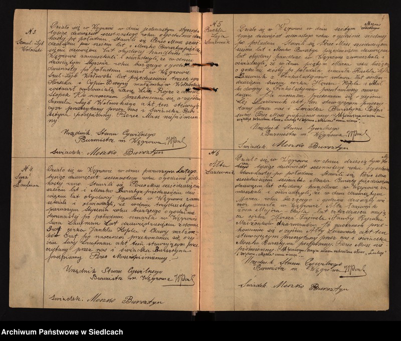 image.from.unit.number "Księga aktów zgonów wyznania mojżeszowego [wpisy od aktu 1 z listopada 1915 roku]"