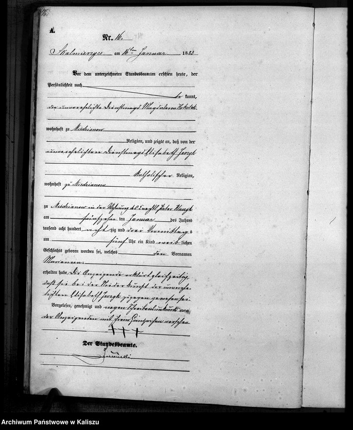 Obraz 19 z jednostki "[Księga urodzeń]"