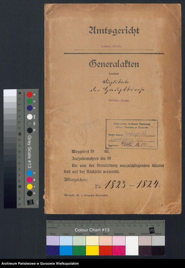 image.from.unit.number "Duplikate der Kirchenbücher der Hauptkirche zu Landsberg an der Warthe"