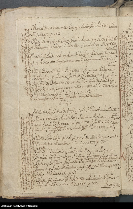image.from.unit.number "Resignationes, inscriptiones"