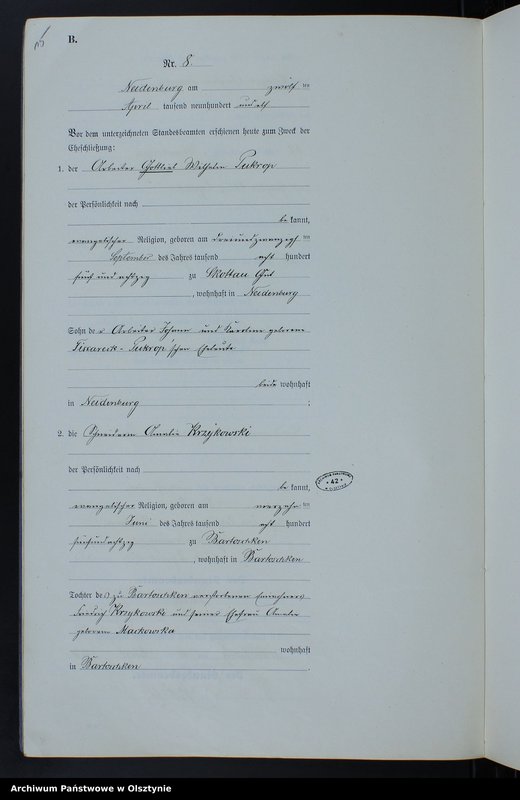image.from.unit.number "Heirats-Neben-Register Nr 1 - 29"